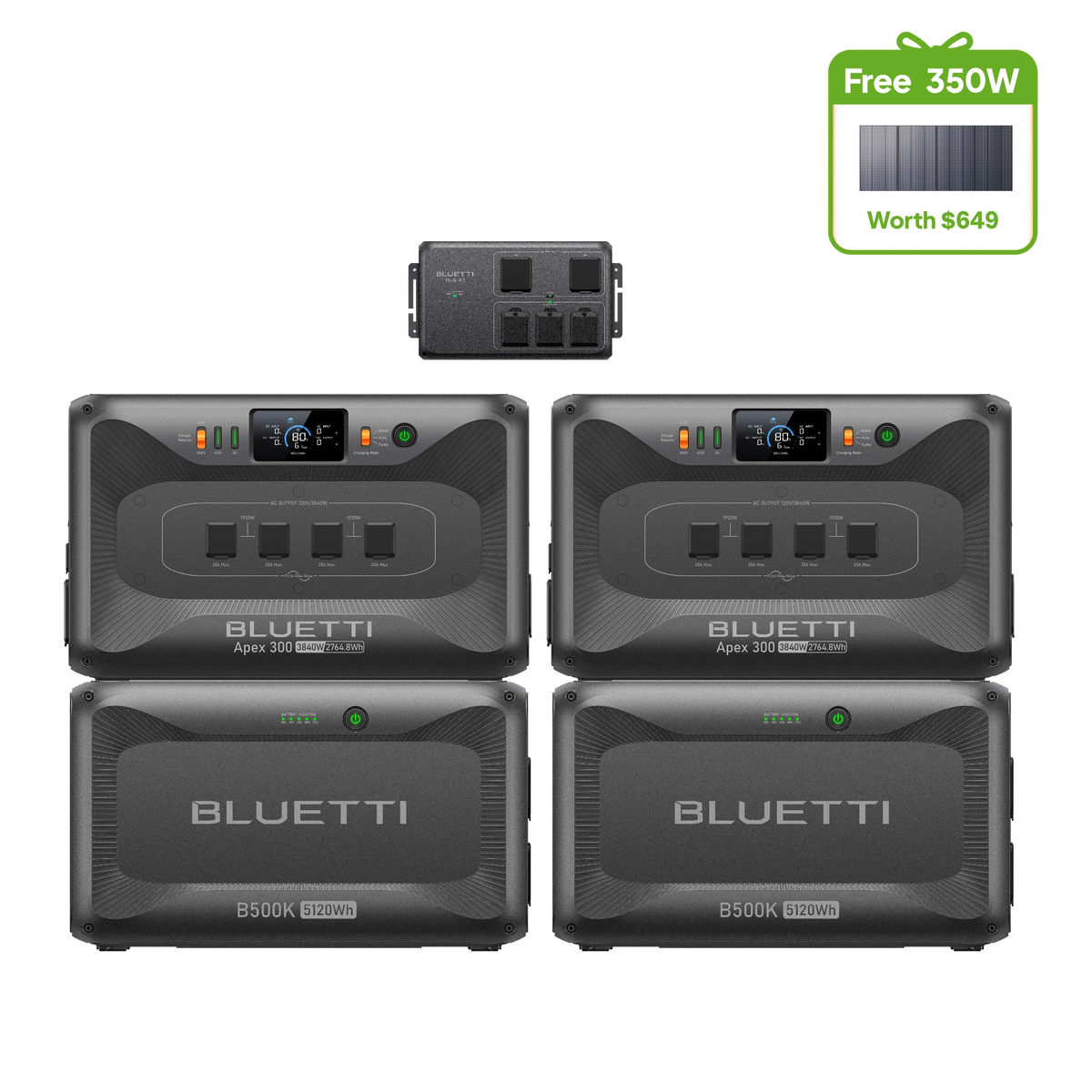 2*Apex 300+2*B500K+Hub A1