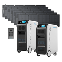 BLUETTI 2*EP500+6*200W Solar+1*Split Phase Fusion Box | Solar Generator Kit