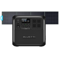 BLUETTI Solar Generator AC180 with 200W Solar Panel (Ships Separately), 1,152Wh Portable Power Station w/ 4 1,800W (2,700W Surge) AC Outlets, LFP Power for Camping, Off-Grid