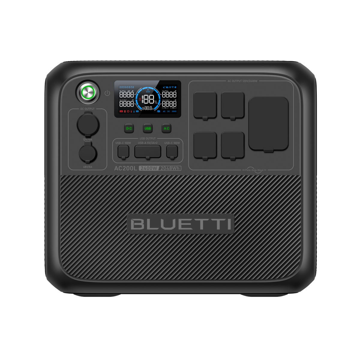 BLUETTI Portable Power Station 3000-Watt Portable Power Station (2 Solar  Panels Included) in the Portable Power Stations department at