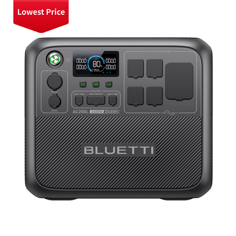 BLUETTI AC200L Portable Power Station  | 2,400W,2,048Wh