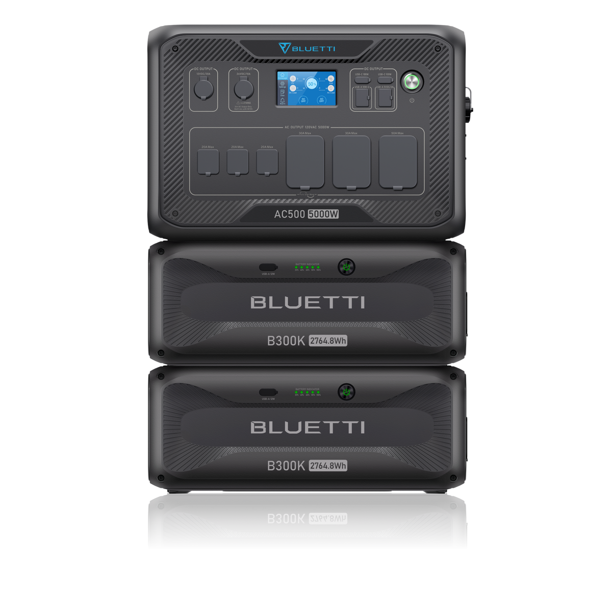 BLUETTI AC500+2*B300K (Free P090D-P150D Cable) | Home Battery Backup