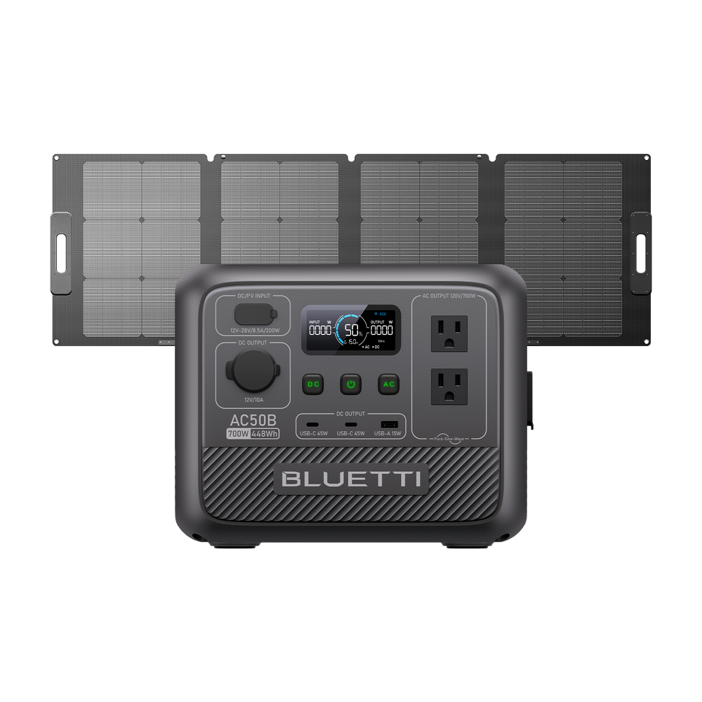 BLUETTI AC50B Portable Power Station | 700W 448Wh