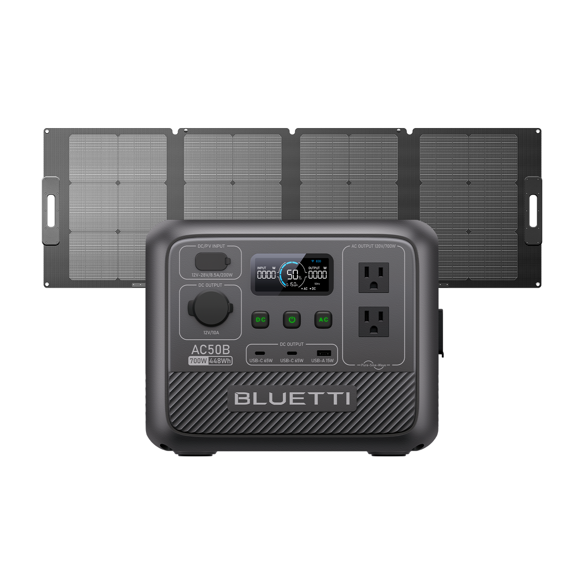 BLUETTI AC50B Portable Power Station | 700W 448Wh