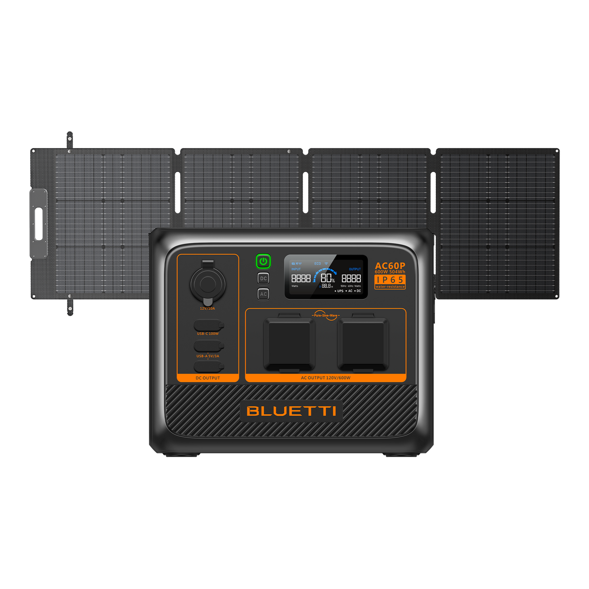 BLUETTI AC60P Portable Power Station | 600W 504Wh