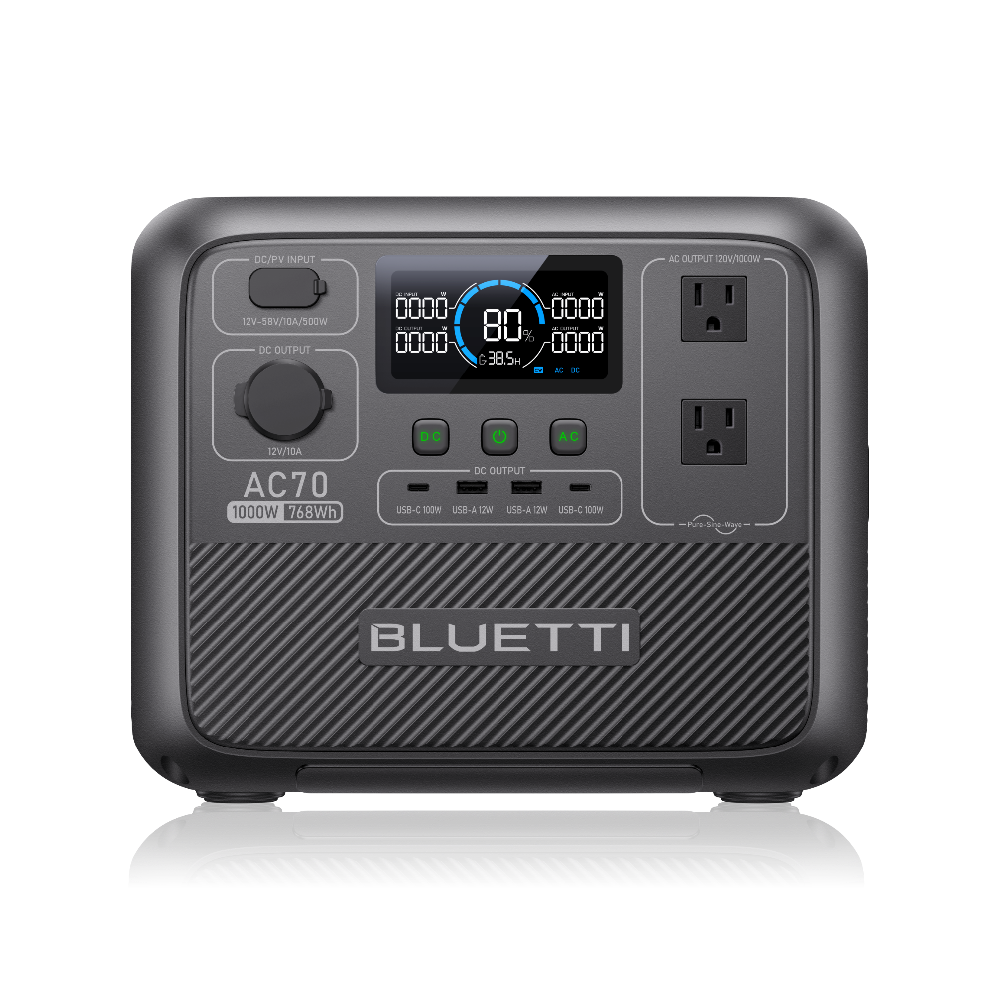 AC70 Portable Power Station | 1000W 768Wh