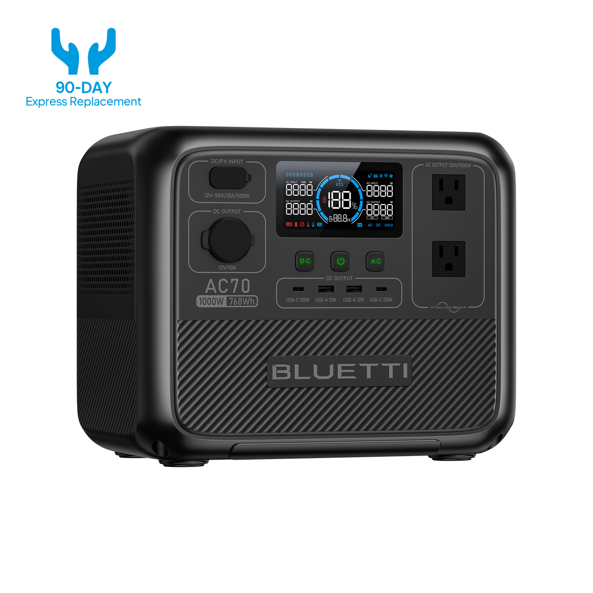 Save Big on the BLUETTI AC70: New Product Promotion at $499.00