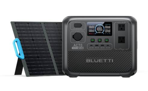 BLUETTI: Portable Power Station, Solar Generator Kit