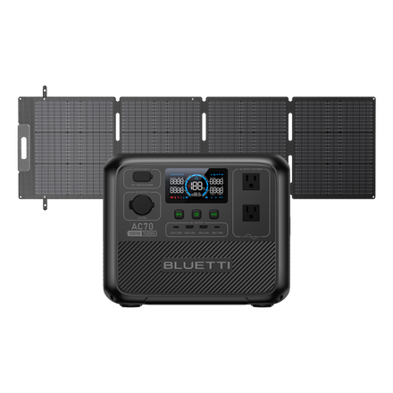 BLUETTI AC70 Portable Power Station | 1,000W 768Wh