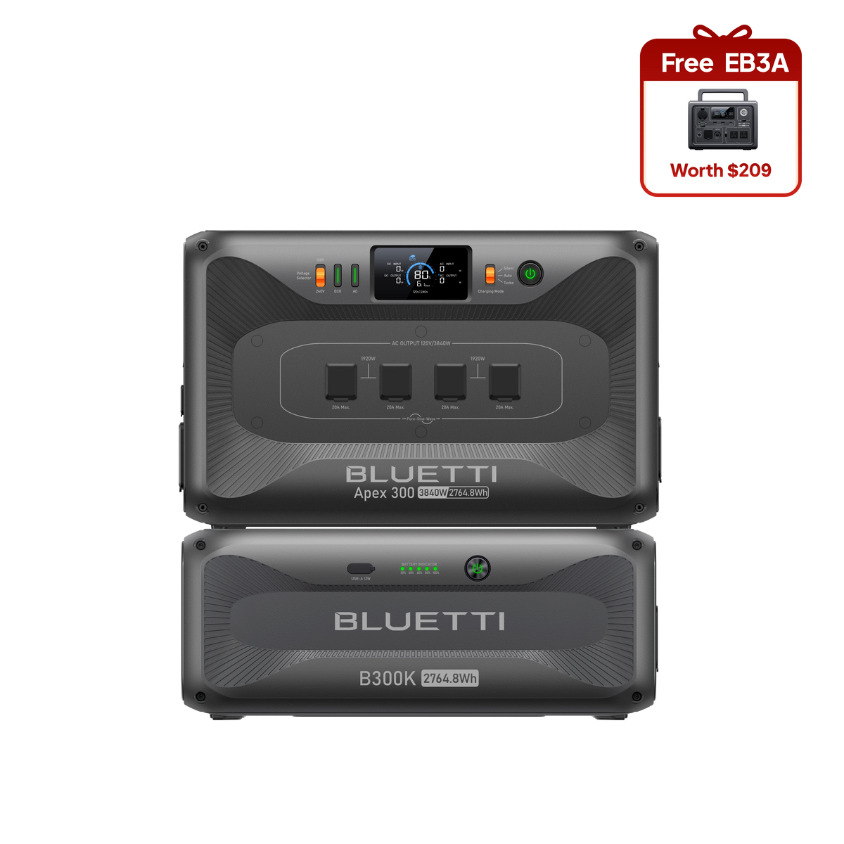 Apex 300+B300K + Free EB3A (Value $209)