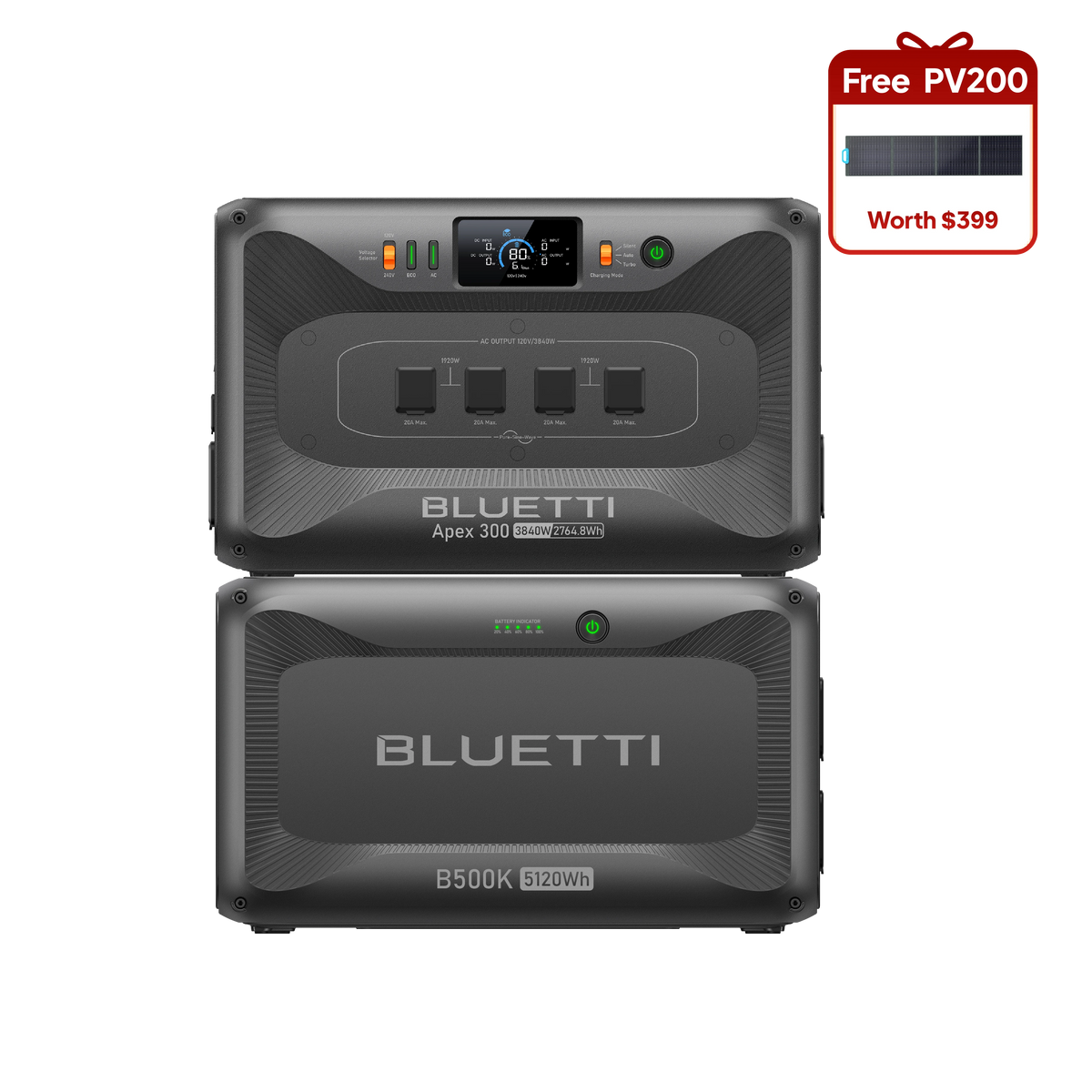 Apex 300 + B500K +  Free 200W Solar (Value $399)