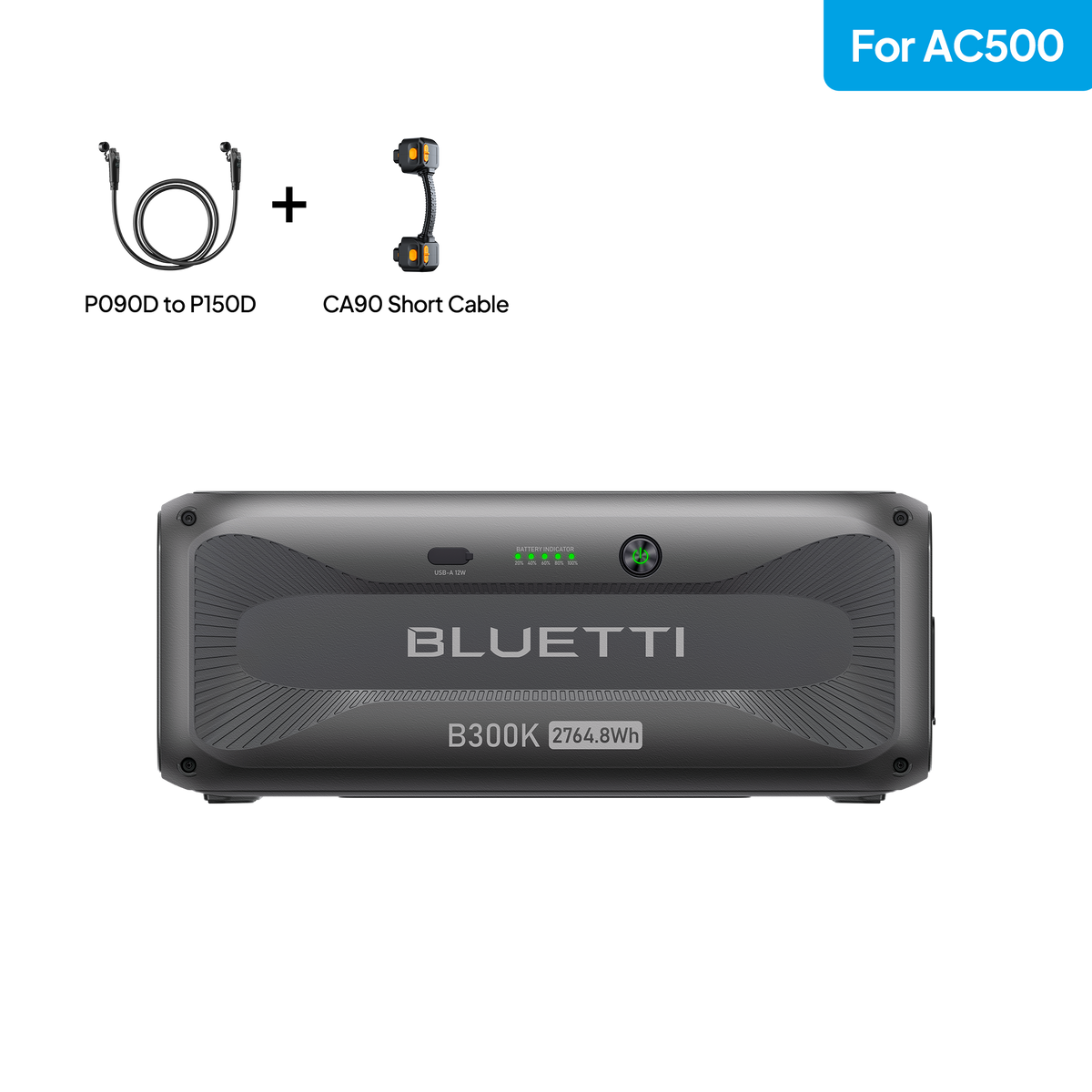 BLUETTI B300K Expansion Battery | 2,764.8Wh for AC500