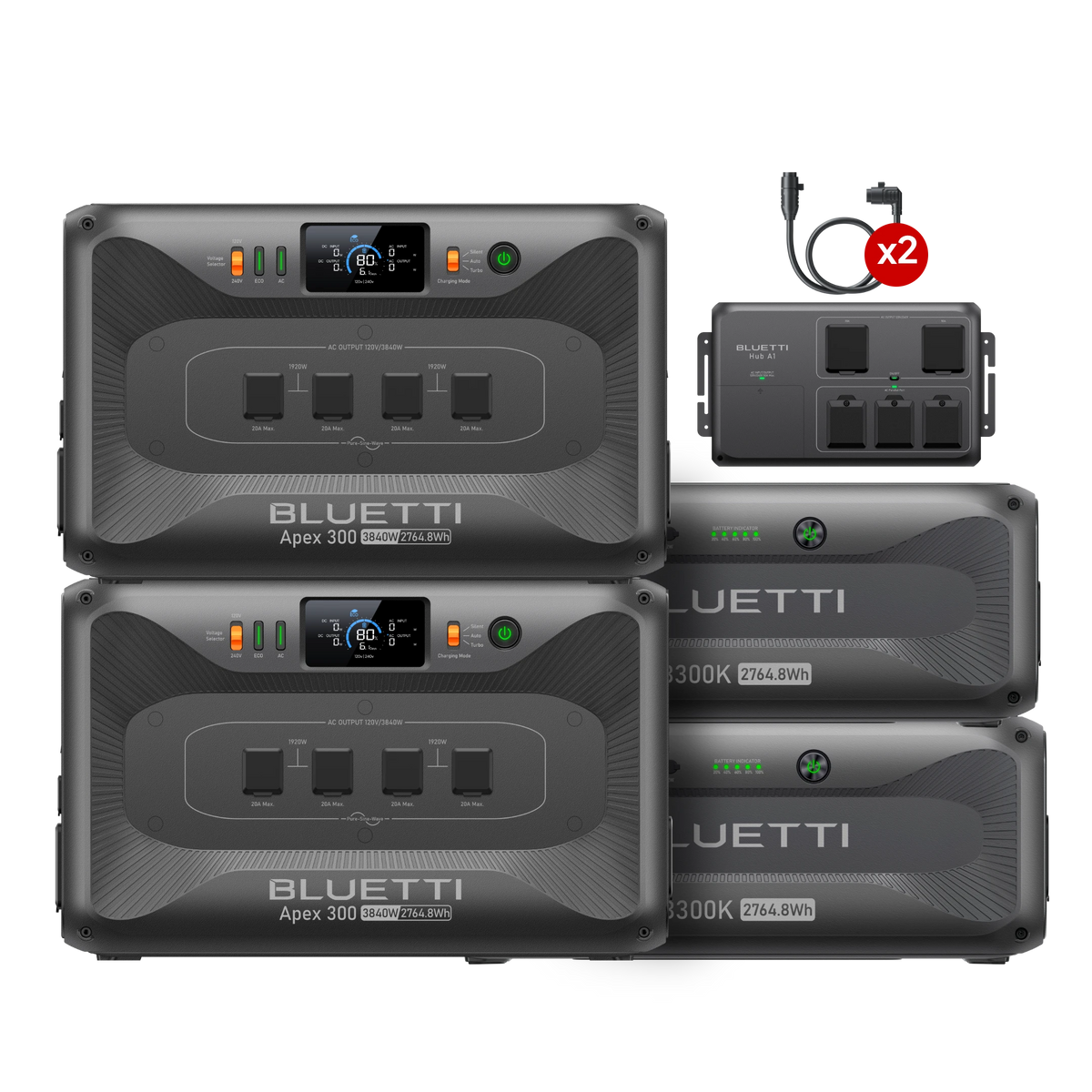 2*Apex 300+2*B300K+Hub A1