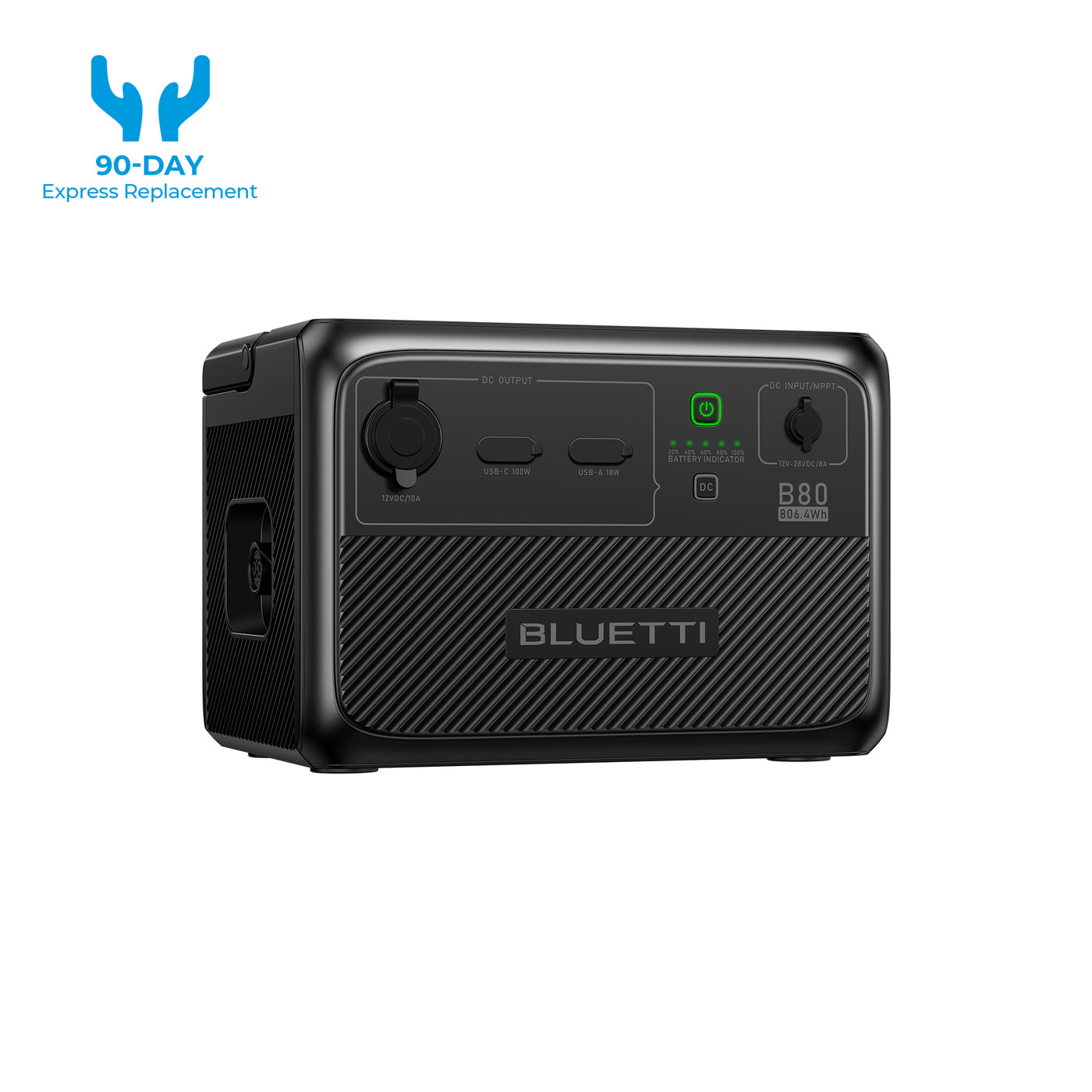 BLUETTI B80 Expansion Battery 806Wh 12Volt Rechargeable Lithium