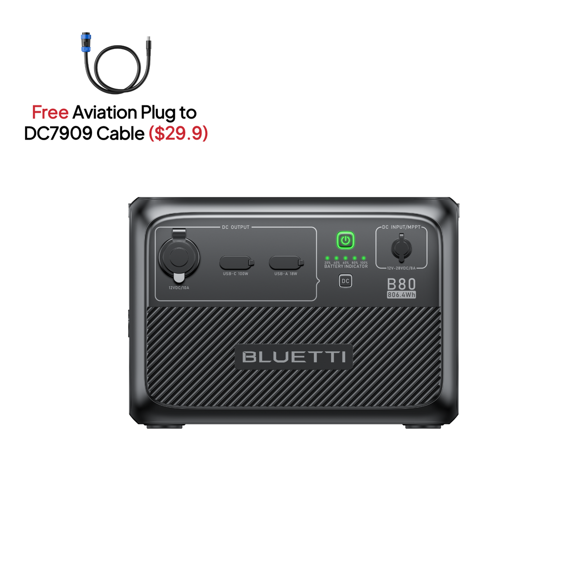 BLUETTI B80 Expansion Battery | 806Wh | 12-Volt Rechargeable Lithium ...