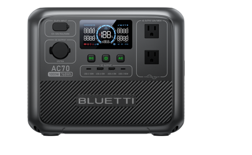 BLUETTI AC70 Portable Power Station | 1000W 768Wh