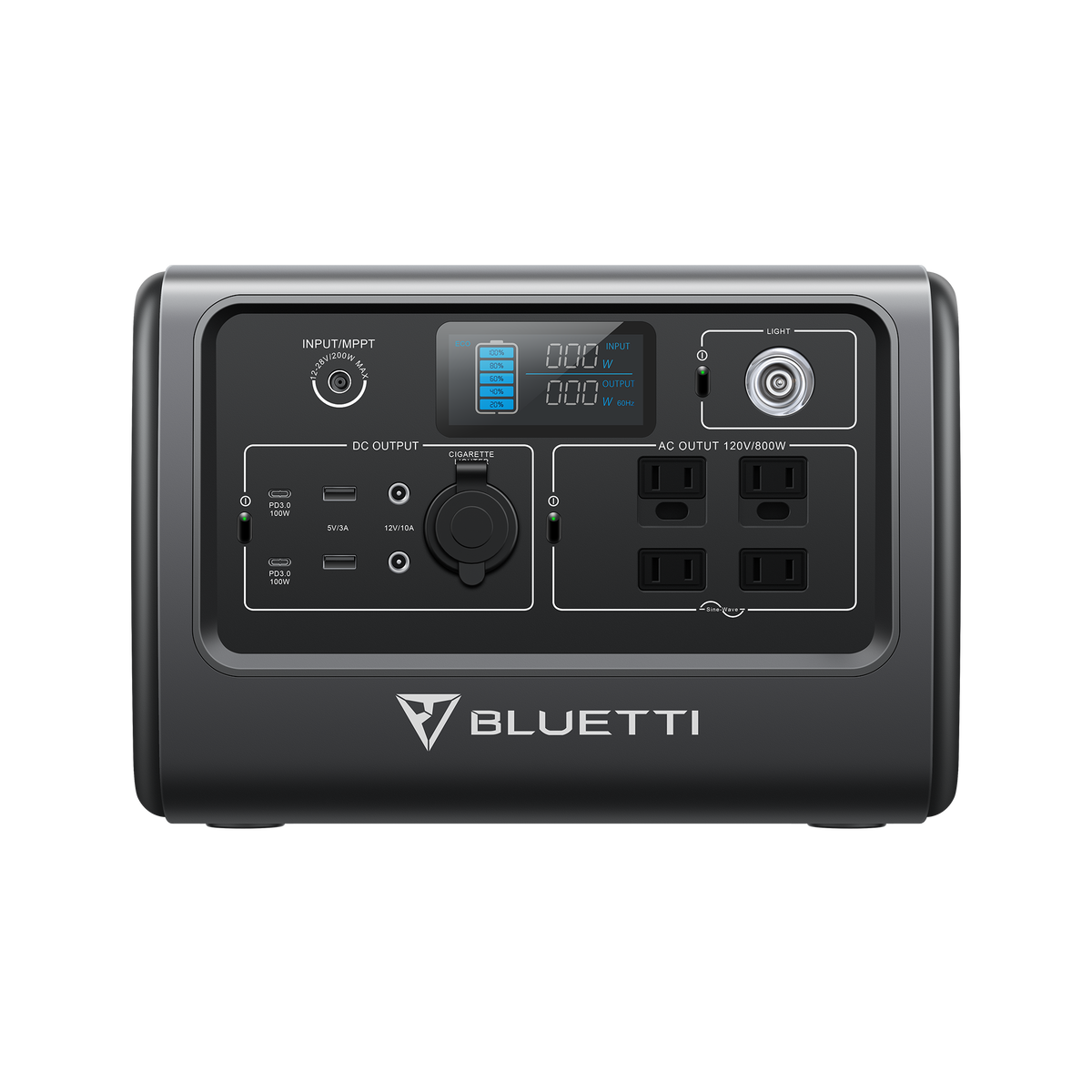 BLUETTI EB70 GR: Bluetti EB70, power station, 1000 W, grey at reichelt  elektronik