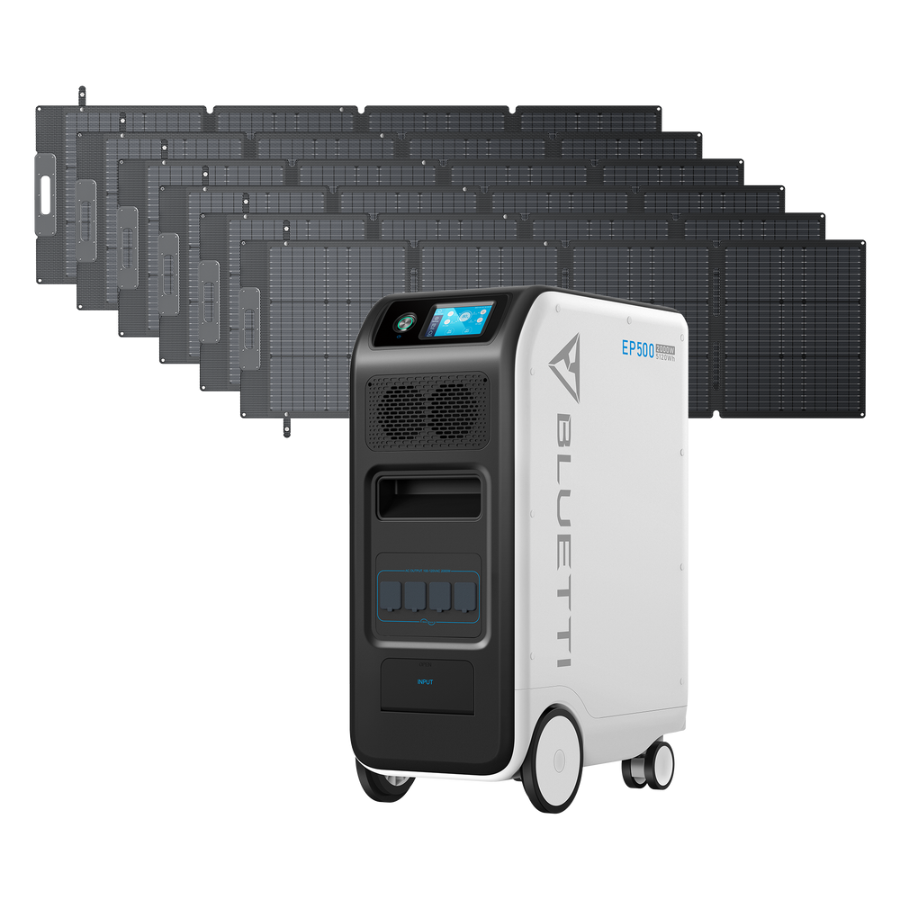 BLUETTI EP500+6*200W Solar | Solar Generator Kit