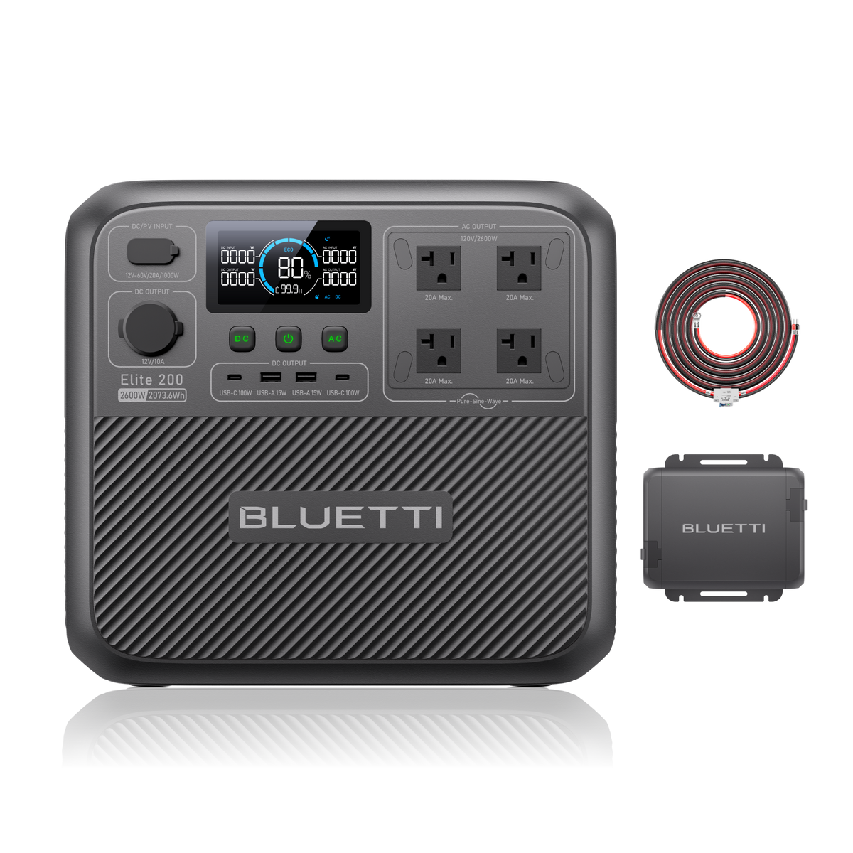 BLUETTI Elite 200 V2+Charger 1