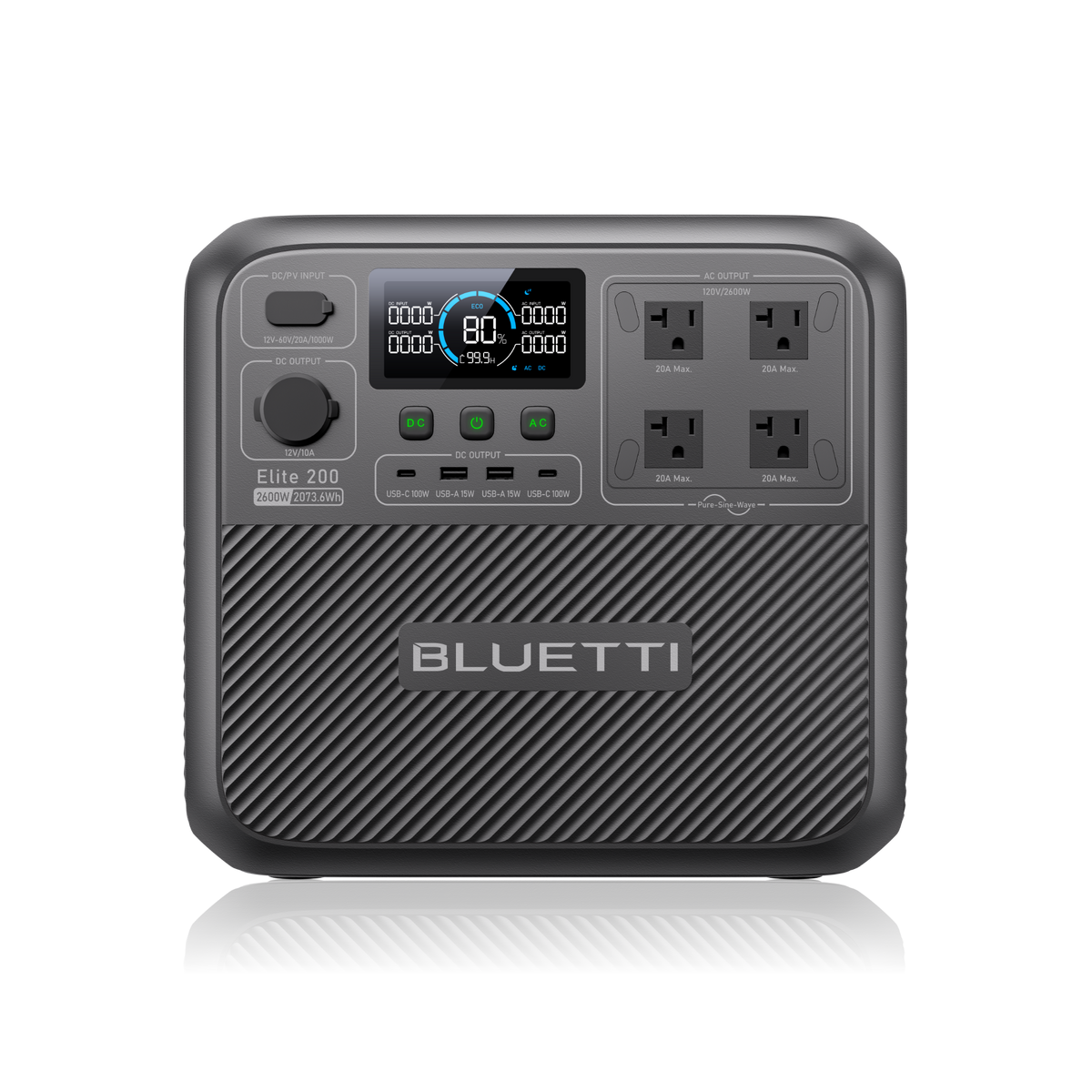 BLUETTI Elite 200 V2 Portable Power Station | 2600W 2073.6Wh