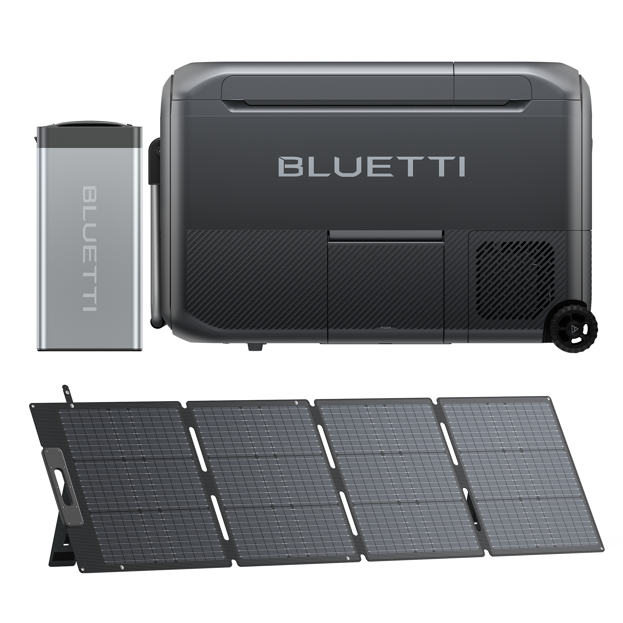 MultiCooler Portable Fridge+B70 Battery Pack+200W Solar