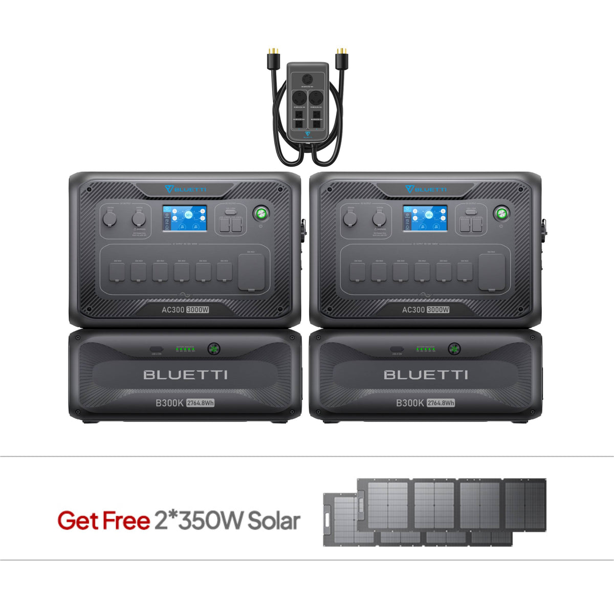 2*AC300+2*B300K+P030A（Free 2*350W Solar）