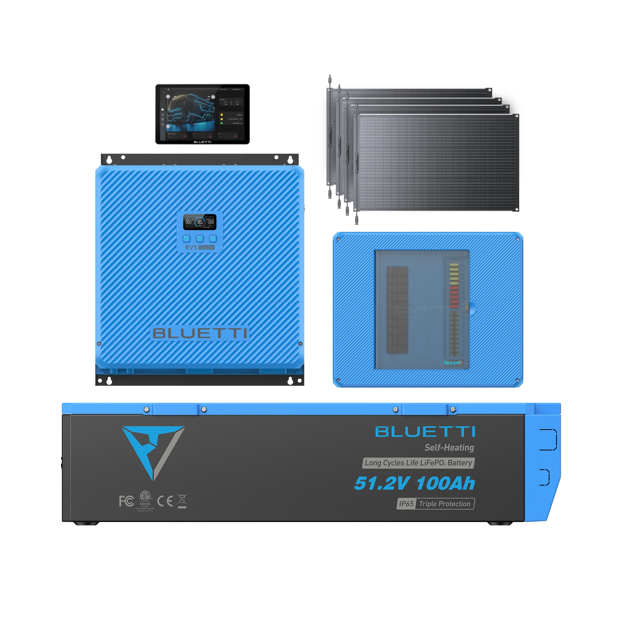RV5+B4810+Epanel+Epad+2*200W