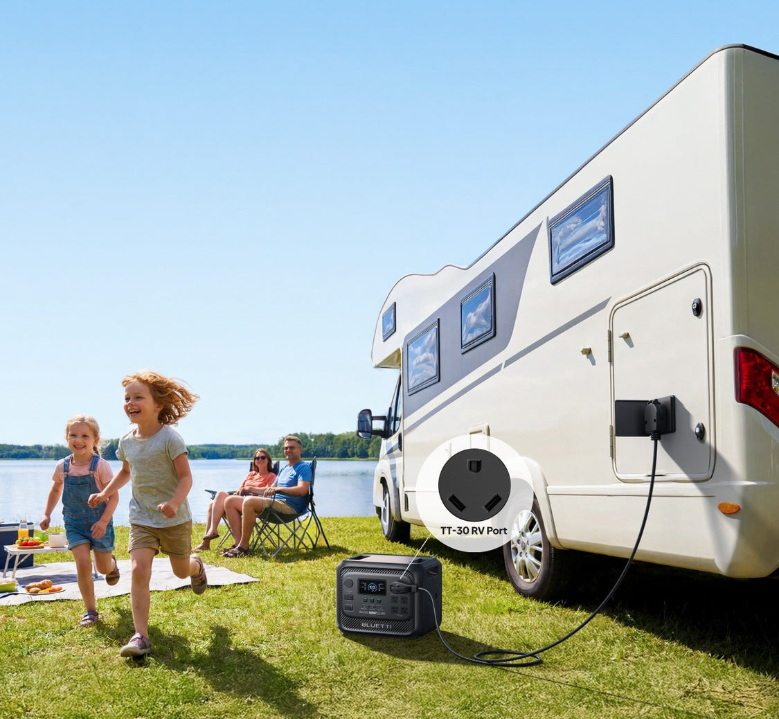 NEMA TT-30, 12 V/30 A Port for RV Travel