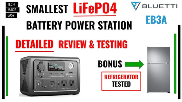 BLUETTI EB3A Portable Power Station, Reliable Overlanding and Off-Grid  Power Solution