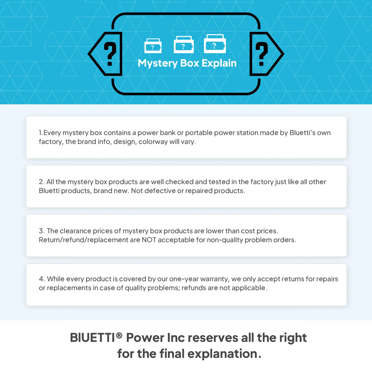 BLUETTI MYSTERY BOX