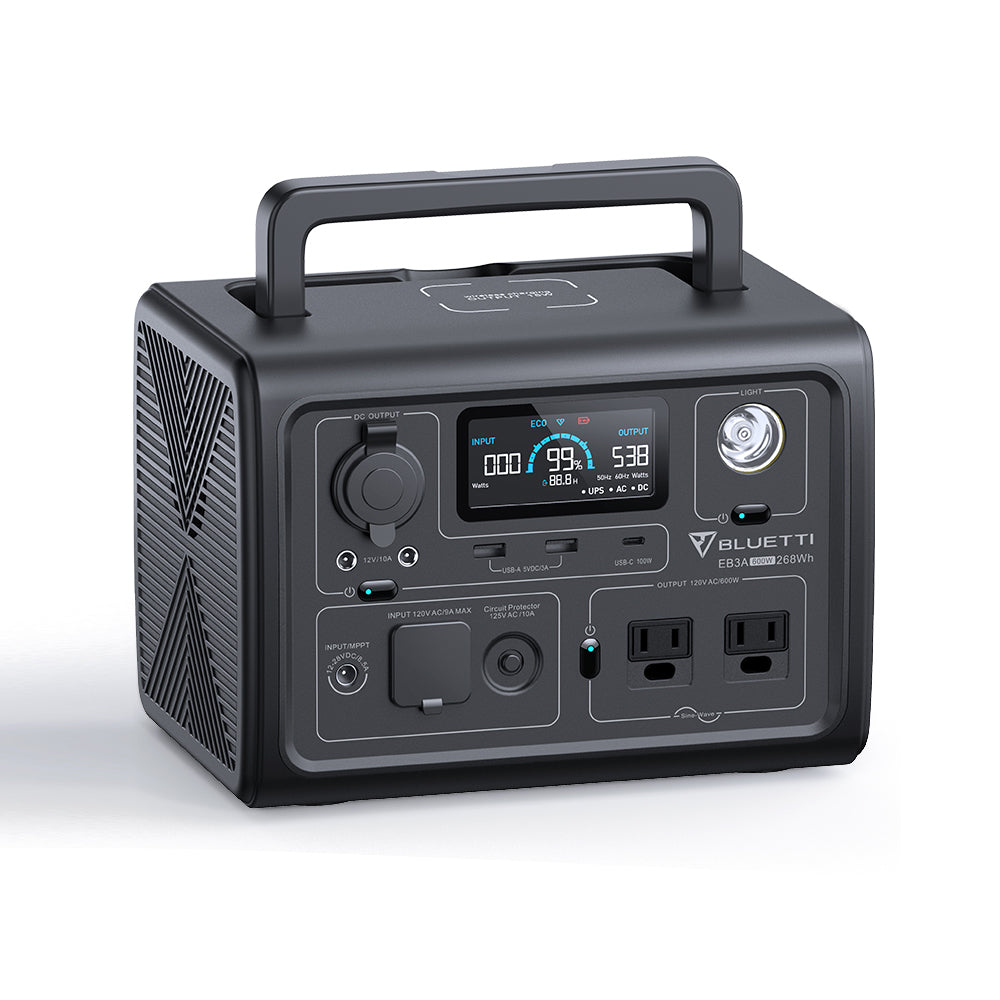 Take Power with You with the BLUETTI EB3A Portable Power Station